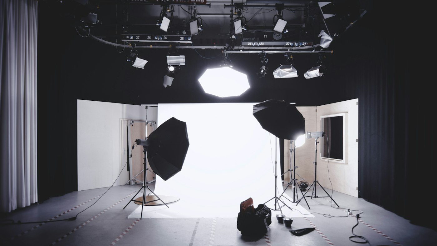 Product photography studio setup