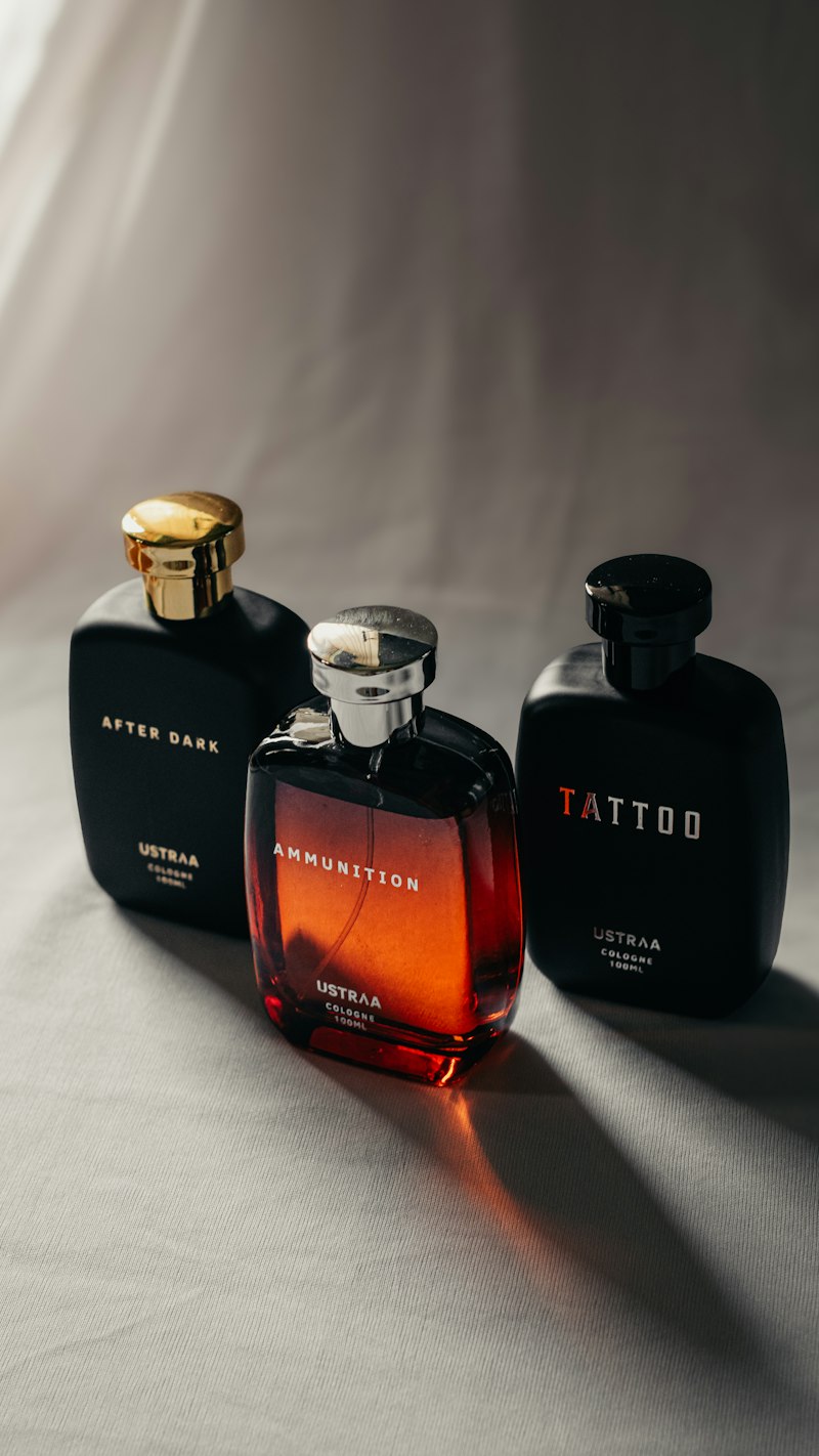 Luxury product bottles